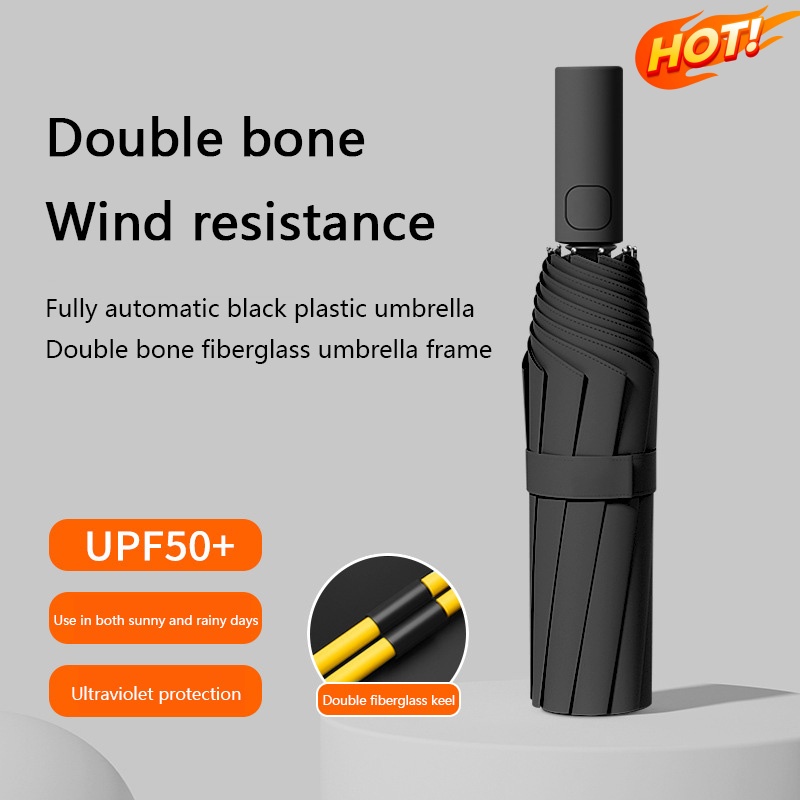 Golf Umbrella Large - Automatic Umbrella 24 Bone Solid Color