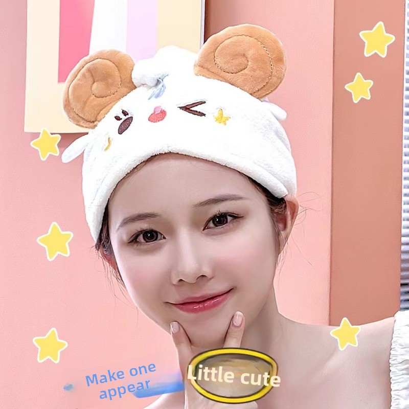 Cute Kawaii Sheep Dry Hair Cap - Golf Towel review and price