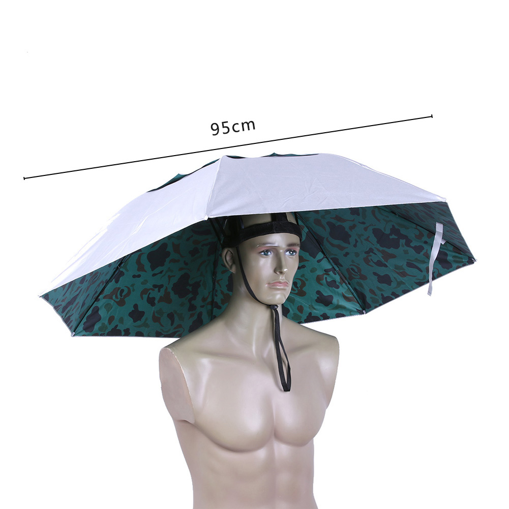 Foldable Head Umbrella Hat Rai - Golf Umbrella review and price