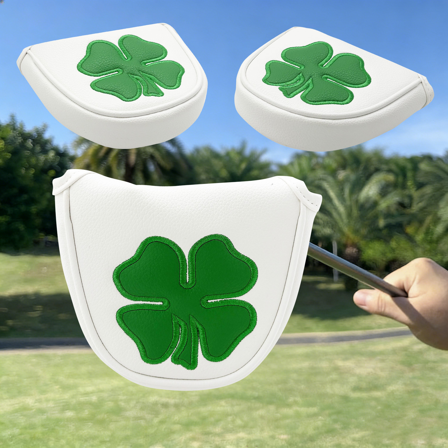1pc Putter Head Cover, 'Clover - Golf Tees review and price