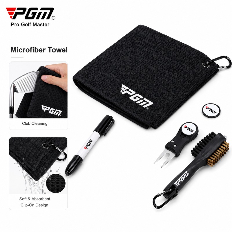 PGM Golf Club Cleaning Kit Mic - Golf Towel review and price