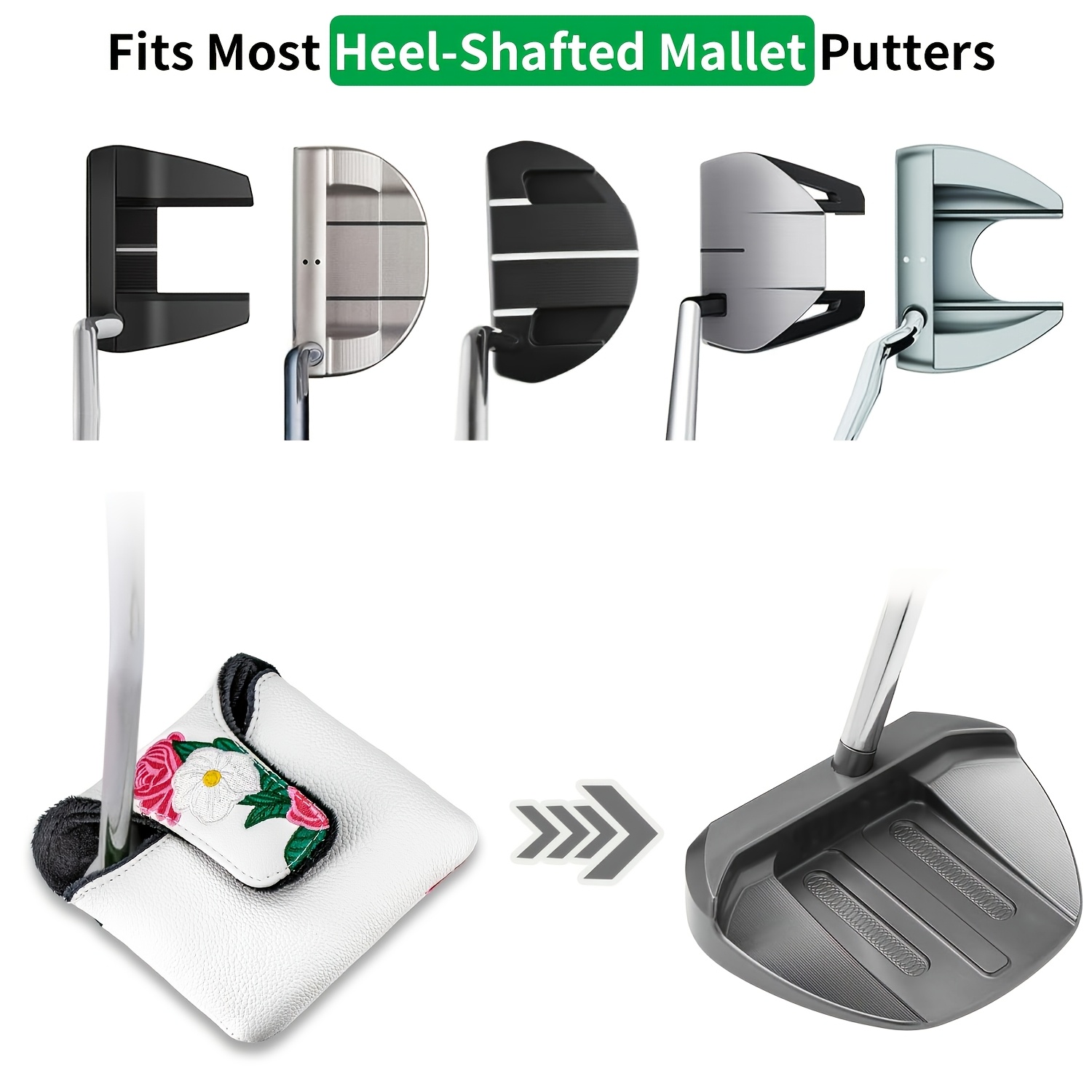 1pc Magnetic PU Golf Putter Co - Golf Clubs review and price
